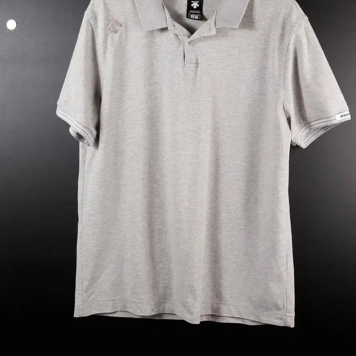 [BUNJANG] Descente Gray Polo Shirt / 데상트 회색 카라티