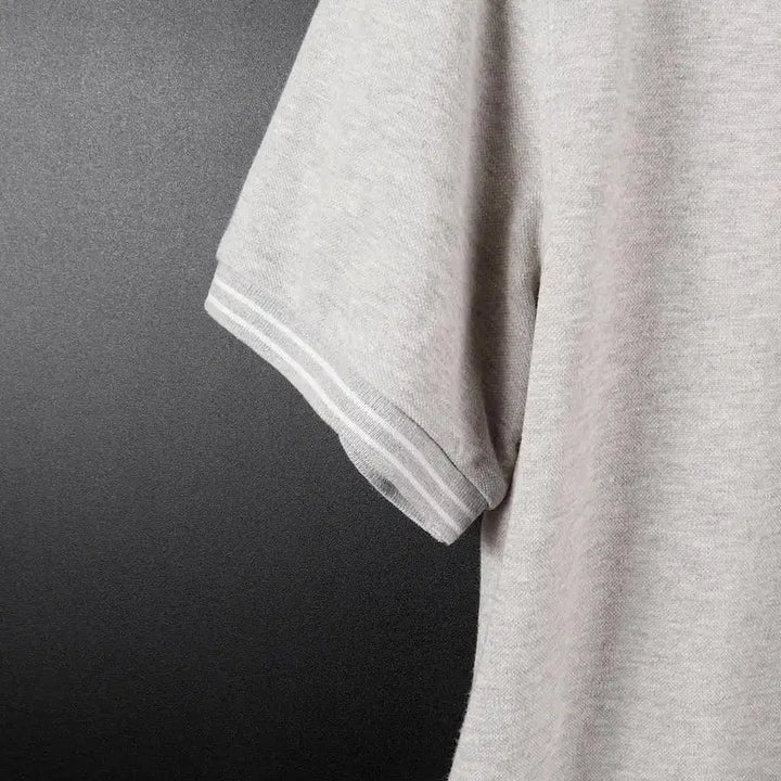 [BUNJANG] Descente Gray Polo Shirt / 데상트 회색 카라티