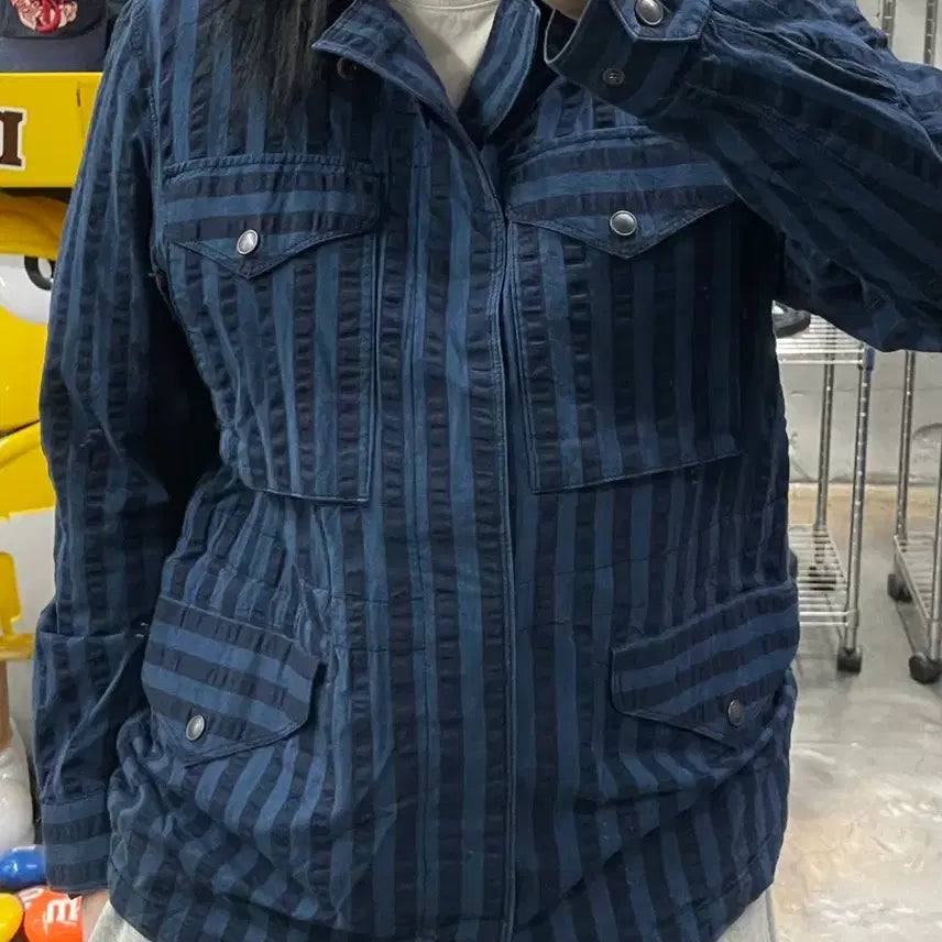 [BUNJANG] Eastlogue Stripe C1 Field Jacket / 이스트로그 스트라이프 c1 필드자켓