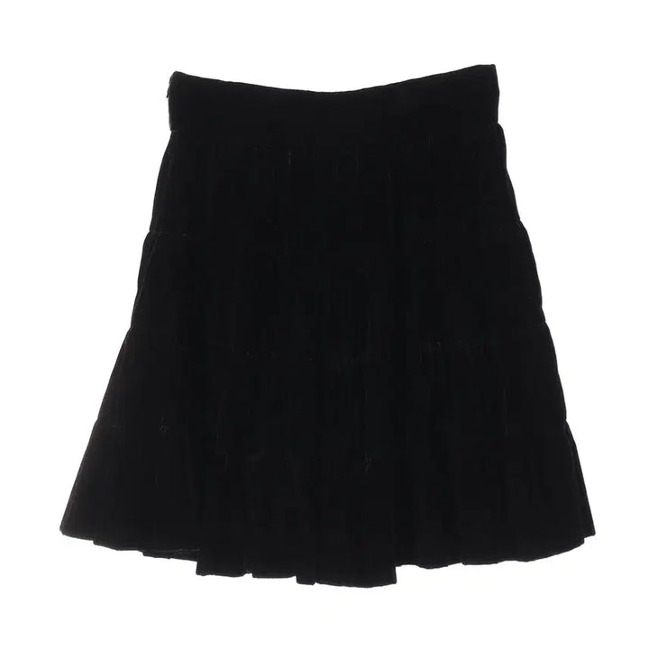 [BUNJANG] Sandro 22FW Velvet A-Line Mini Skirt / 산드로 22FW 벨벳 A라인 라인 미니 스커트 치마