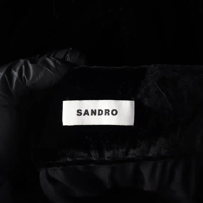 [BUNJANG] Sandro 22FW Velvet A-Line Mini Skirt / 산드로 22FW 벨벳 A라인 라인 미니 스커트 치마