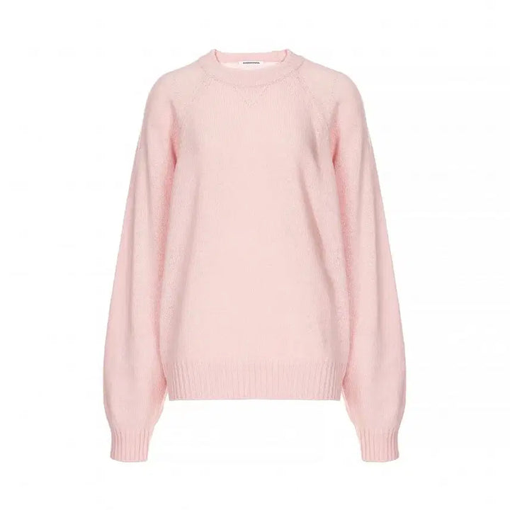 [BUNJANG] Buruhaha Wool Cashmere Blend Pink Knit Sweater / 부루하하 울캐시미어 블렌드 핑크 니트