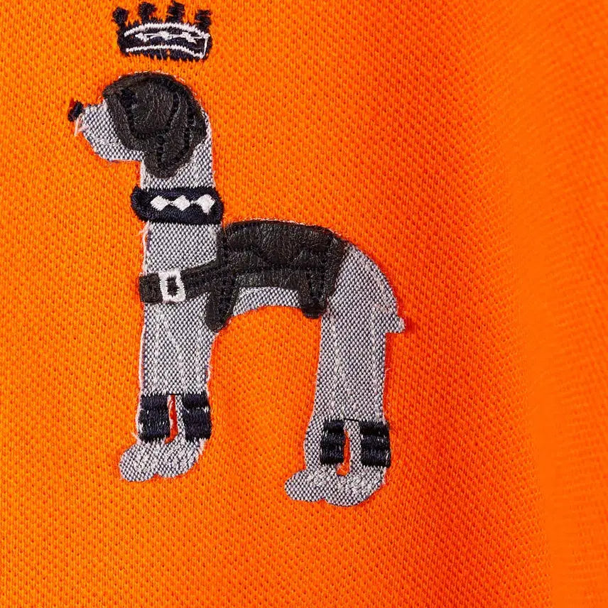 [BUNJANG] Hazzys Orange Polo Shirt / 해지스 주황 카라티