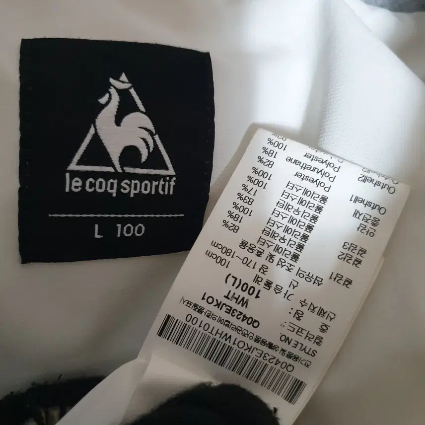 [BUNJANG] Le Coq Sportif Quilted Lightweight Padded Jacket / 르꼬끄 누빔경량패딩점퍼/100