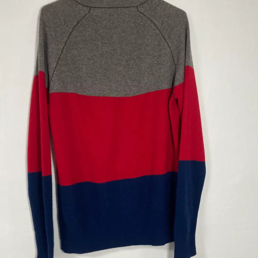 [BUNJANG] Tommy Hilfiger Multi-Color Wool Round Knit Sweater / 타미힐피거 멀티컬러울100라운드니트S 호호상점