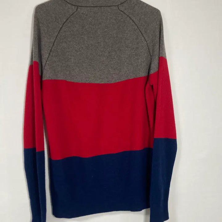 [BUNJANG] Tommy Hilfiger Multi-Color Wool Round Knit Sweater / 타미힐피거 멀티컬러울100라운드니트S 호호상점