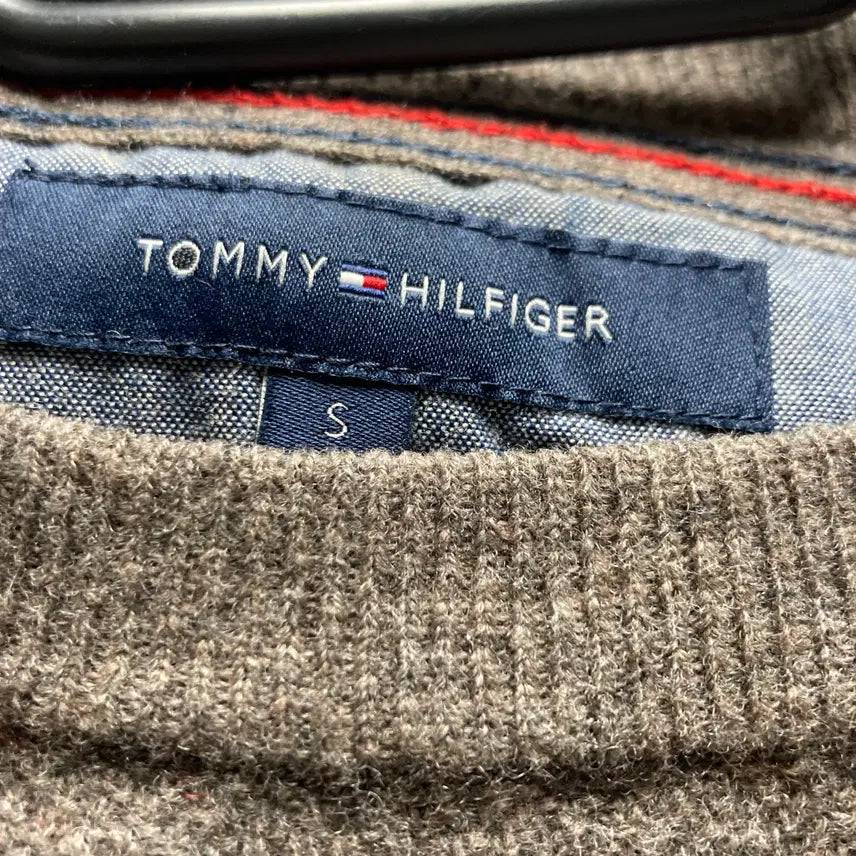 [BUNJANG] Tommy Hilfiger Multi-Color Wool Round Knit Sweater / 타미힐피거 멀티컬러울100라운드니트S 호호상점