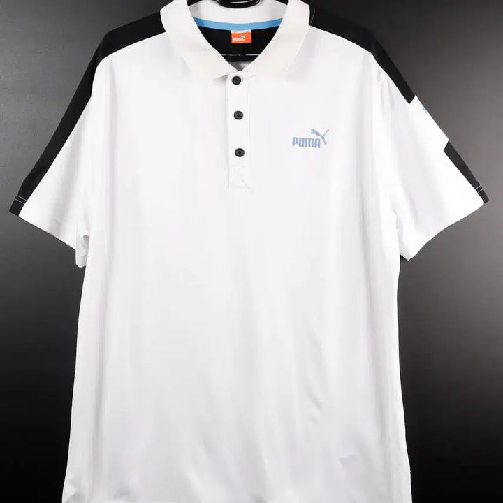[BUNJANG] Puma White Polo Shirt / 퓨마 흰색 카라티