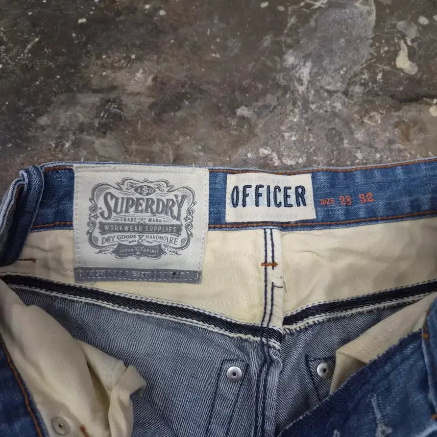 [BUNJANG] Superdry Denim Jeans with Damage Washing / 27) 수퍼드라이 데미지워싱 청바지 데님팬츠 슈퍼드라이 청바지