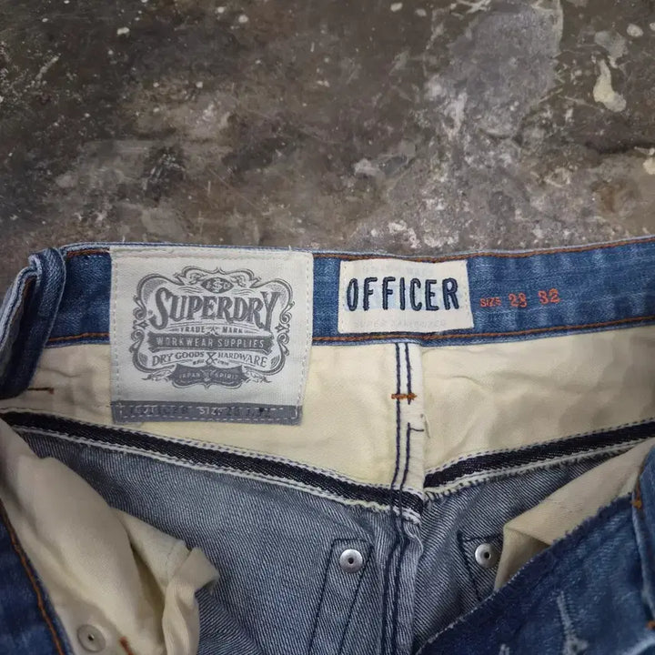 [BUNJANG] Superdry Denim Jeans with Damage Washing / 27) 수퍼드라이 데미지워싱 청바지 데님팬츠 슈퍼드라이 청바지