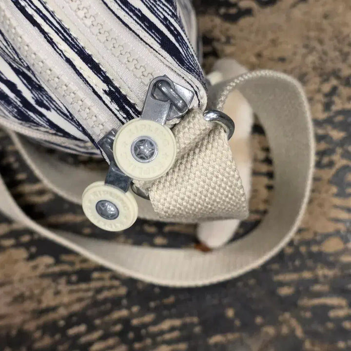 [BUNJANG] Kipling Stripe Crossbody Bag / 키플링 스트라이프 크로스백
