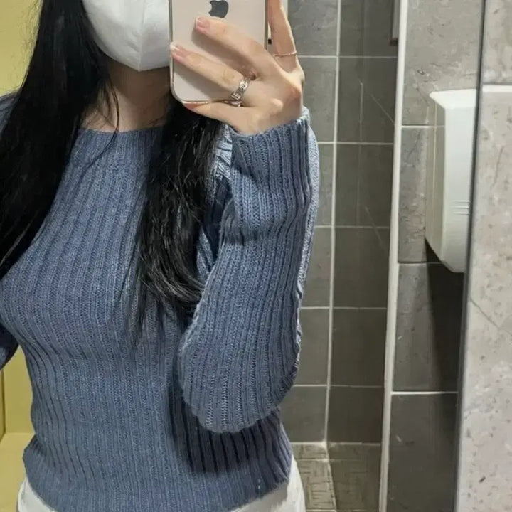 [BUNJANG] Sora Knit Sweater / 소라색 니트
