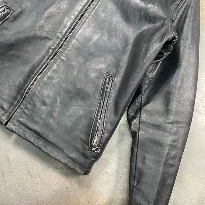 [BUNJANG] Schott Cow Leather Rider Jacket / 쇼트 카우 레더 라이더 자켓