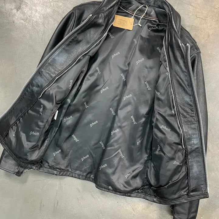 [BUNJANG] Schott Cow Leather Rider Jacket / 쇼트 카우 레더 라이더 자켓