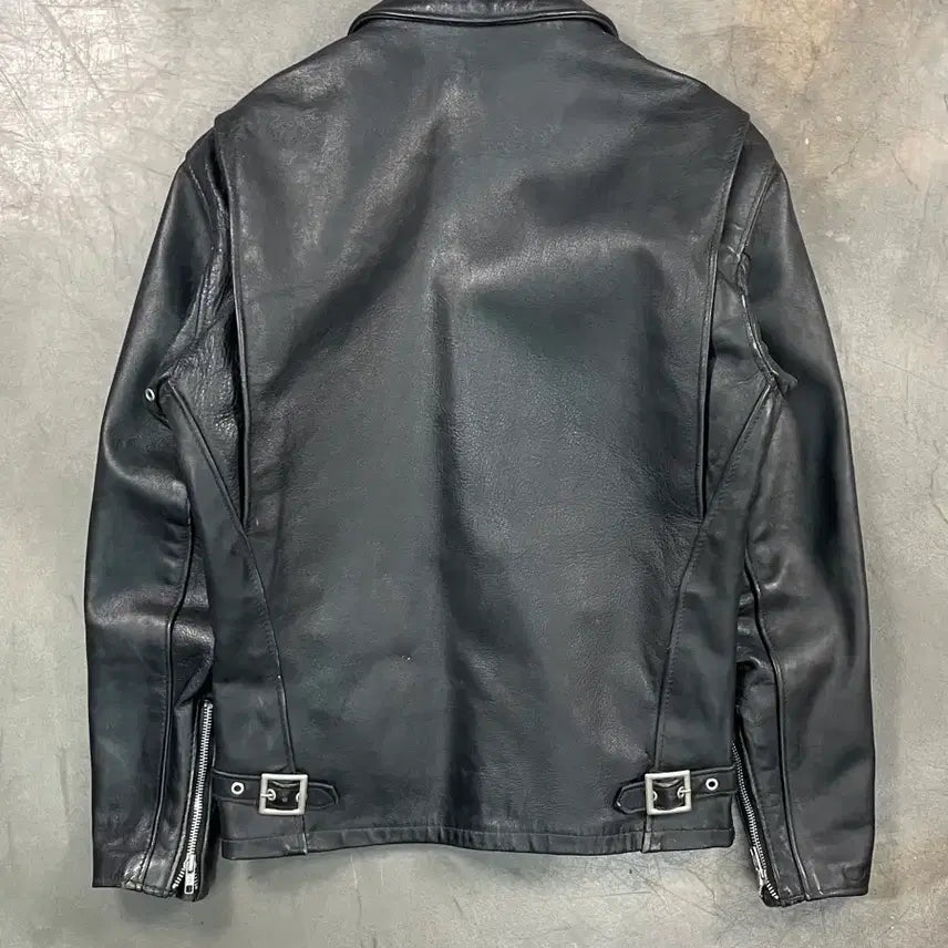 [BUNJANG] Schott Cow Leather Rider Jacket / 쇼트 카우 레더 라이더 자켓