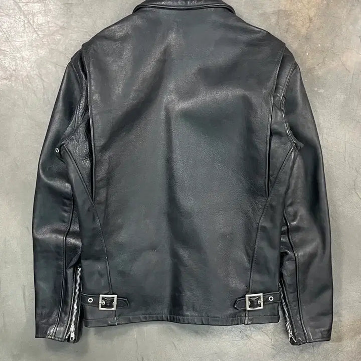 [BUNJANG] Schott Cow Leather Rider Jacket / 쇼트 카우 레더 라이더 자켓
