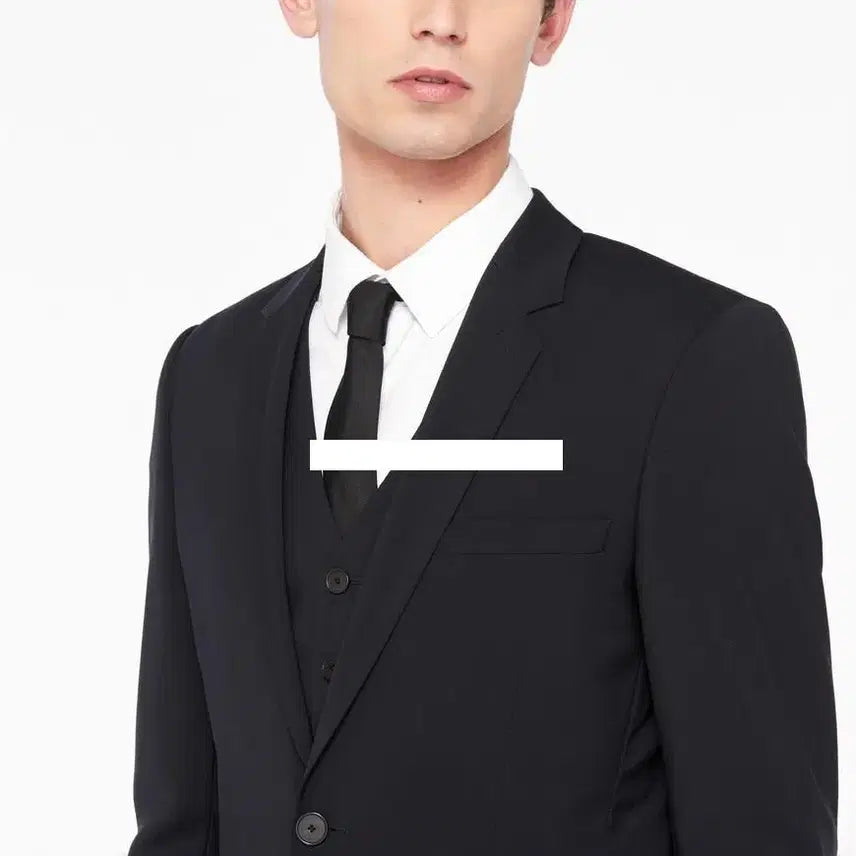 [BUNJANG] Sandro Homme Navy Slim Lapel Suit Lana Wool Blazer Jacket / 산드로 옴므 신상 네이비 슬림 라펠 수트 라나울 블레이저 자켓