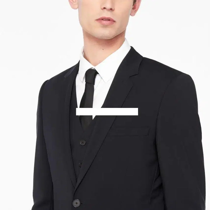 [BUNJANG] Sandro Homme Navy Slim Lapel Suit Lana Wool Blazer Jacket / 산드로 옴므 신상 네이비 슬림 라펠 수트 라나울 블레이저 자켓