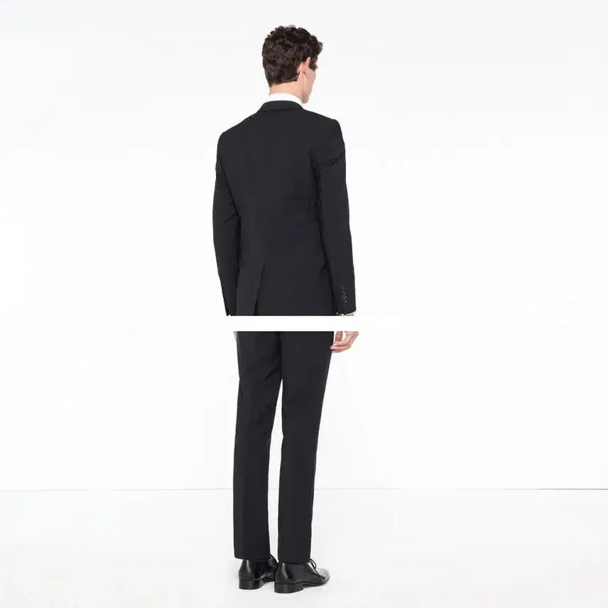 [BUNJANG] Sandro Homme Navy Slim Lapel Suit Lana Wool Blazer Jacket / 산드로 옴므 신상 네이비 슬림 라펠 수트 라나울 블레이저 자켓