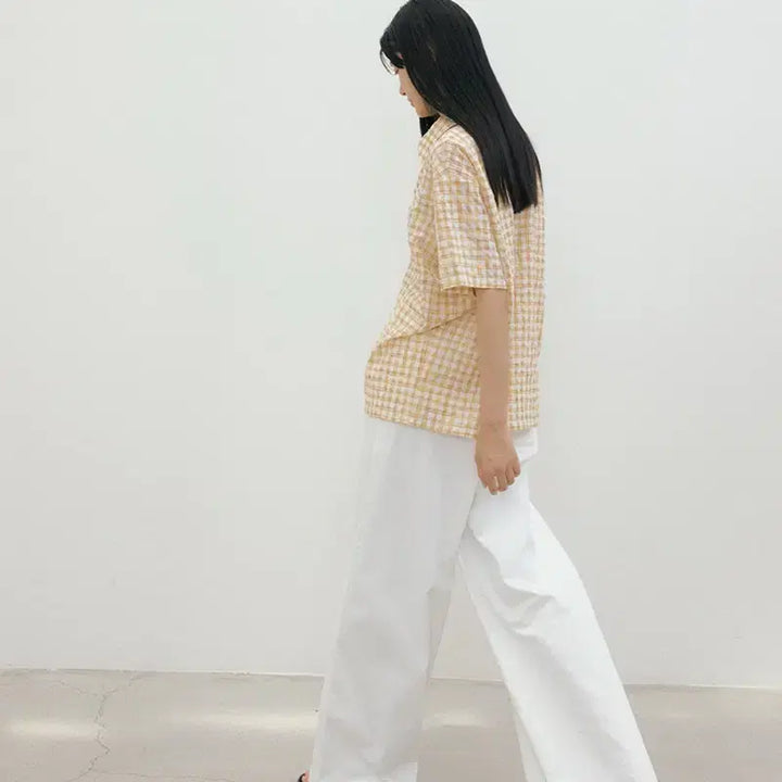 [BUNJANG] Gilt Free Wide Denim Pants White / 길트프리 와이드 데님 팬츠 화이트
