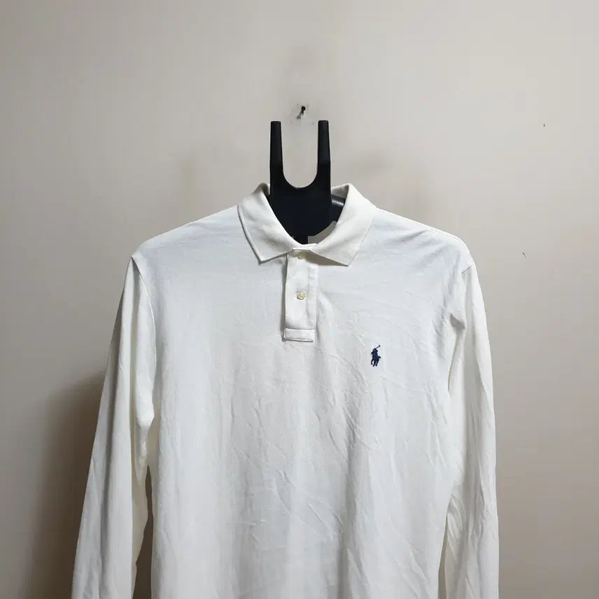 [BUNJANG] Polo Long Sleeve Collar Shirt / 폴로 긴팔 카라넥티셔츠/105