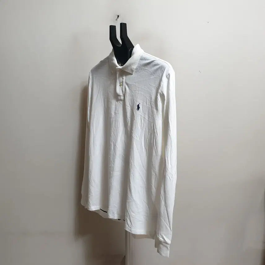 [BUNJANG] Polo Long Sleeve Collar Shirt / 폴로 긴팔 카라넥티셔츠/105