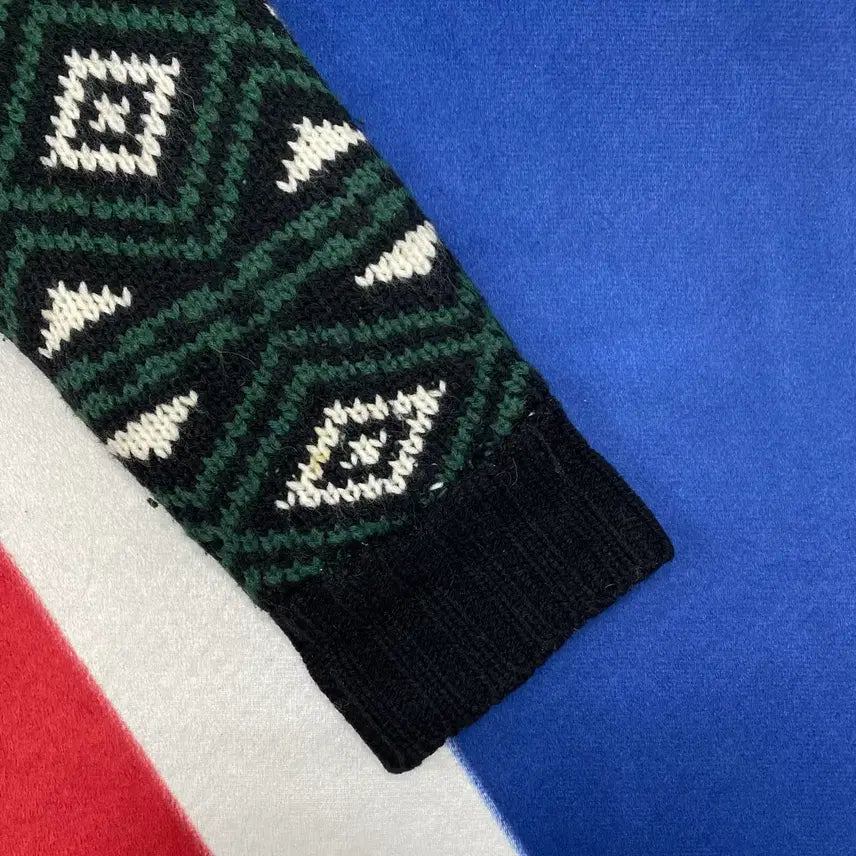 [BUNJANG] Vintage Nordic Knit Jacket 95 / 빈티지 노르딕 니트자켓 95