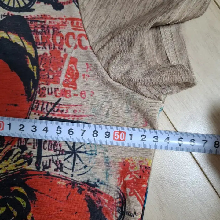 [BUNJANG] Printed Short Sleeve T-shirt / 나염 프린팅 반팔 티셔츠