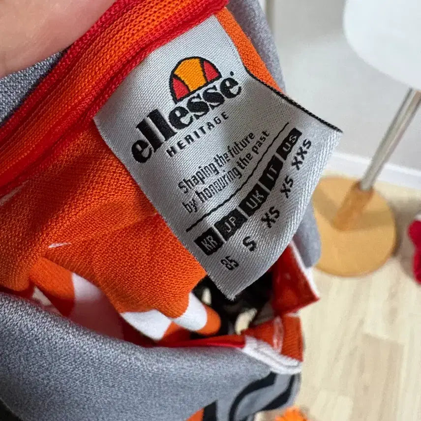 [BUNJANG] Ellesse Striped Short-Sleeve Polo Shirt / 엘레쎄 스트라이프 반팔 카라티