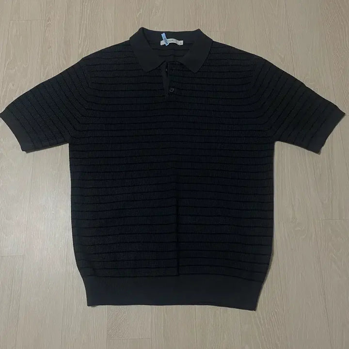 [SOLD OUT] [키뮤어] 스트라이프 티에리 하프 니트_(그라파이트, L)