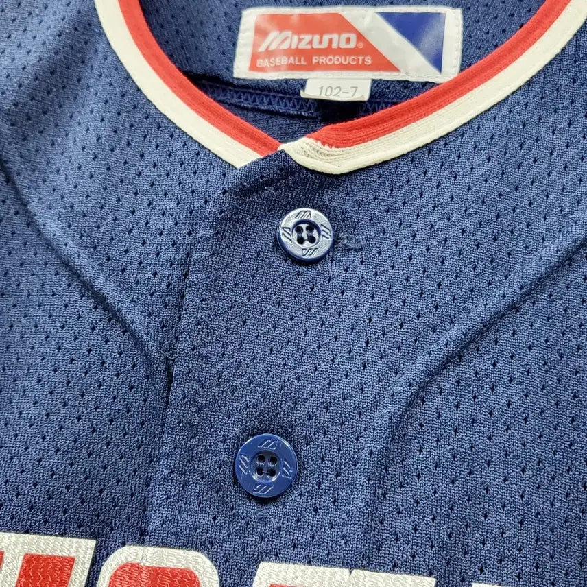[BUNJANG] Mizuno Toyonaka Baseball Jersey Open T-Shirt / MIZUNO 미즈노 X 토요나카 베이스볼져지 야구져지 오픈티셔츠 C914