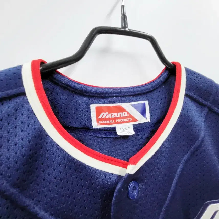 [BUNJANG] Mizuno Toyonaka Baseball Jersey Open T-Shirt / MIZUNO 미즈노 X 토요나카 베이스볼져지 야구져지 오픈티셔츠 C914