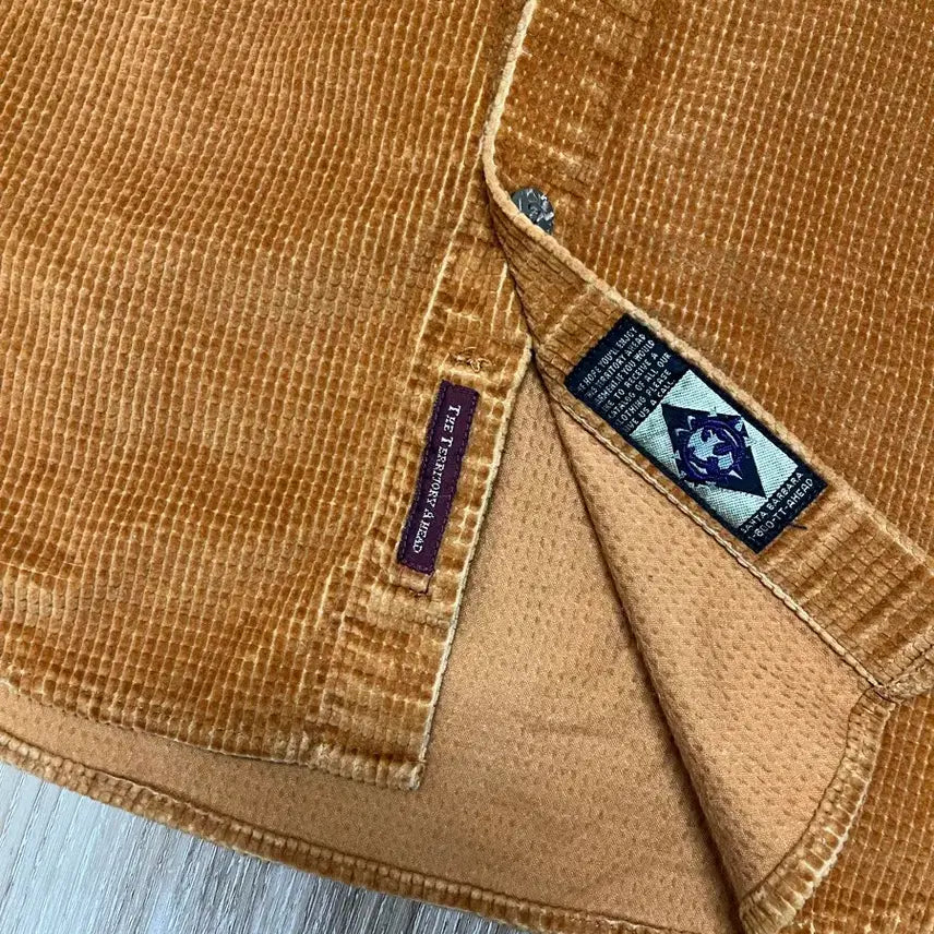 [BUNJANG] The Territory Ahead Waffle Corduroy Shirt / The Territory Ahead 와플 코듀로이 셔츠
