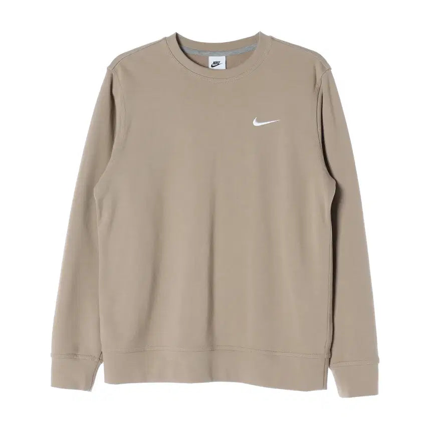 [SOLD OUT] 나이키 23FW 스우시 로고 코튼 맨투맨 베이지
