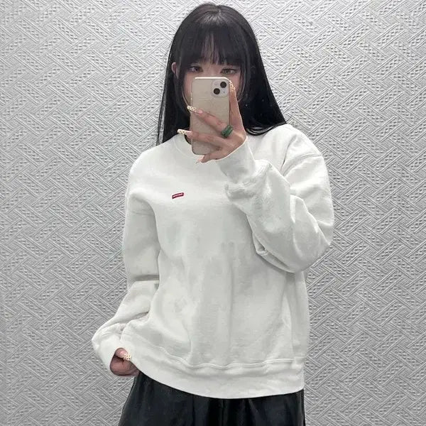 [BUNJANG] Supreme Modern Casual Vintage Small Logo Sweatshirt / 슈프림 모던 캐주얼 빈티지 스몰로고 맨투맨 S C09710