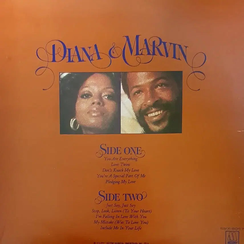[BUNJANG] Diana Ross &amp; Marvin Gaye LP Record / LP ㅡ DIANA &amp; MARVIN  / 수입음반