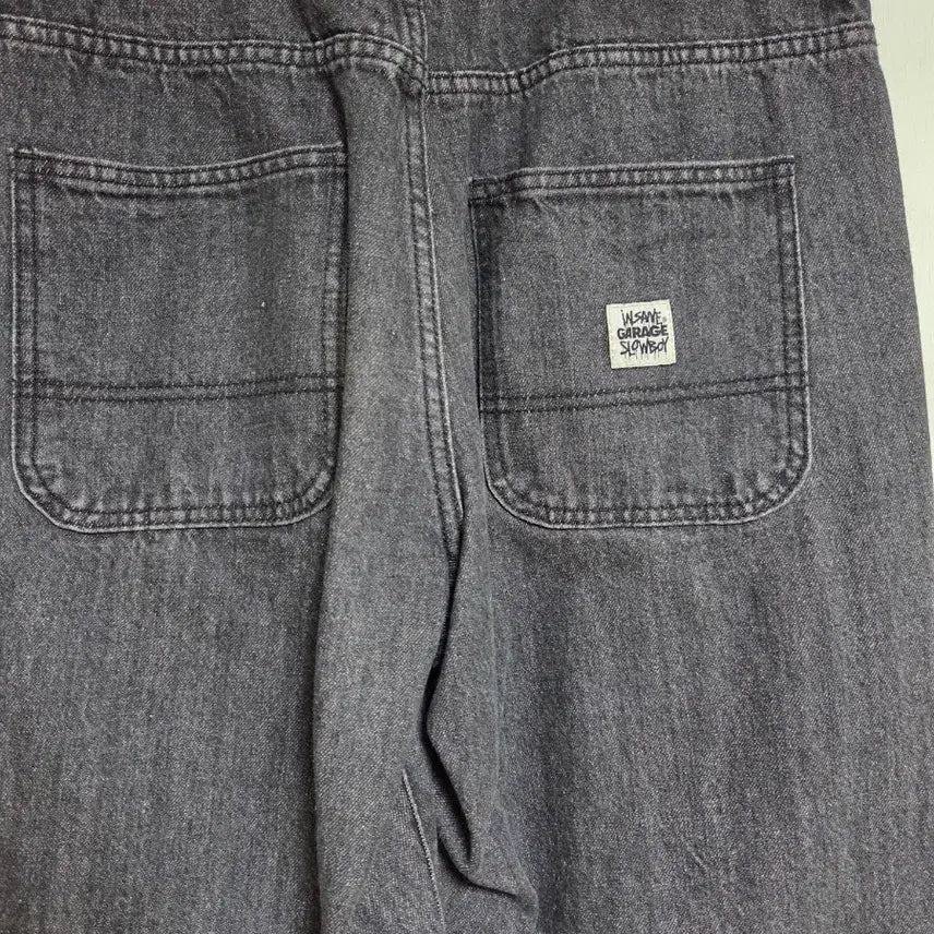 [BUNJANG] Insane Garage x Slow Boy Painted Denim Set / [셋업] 인세인개러지 x 슬로우보이 페인티드 데님 셋업