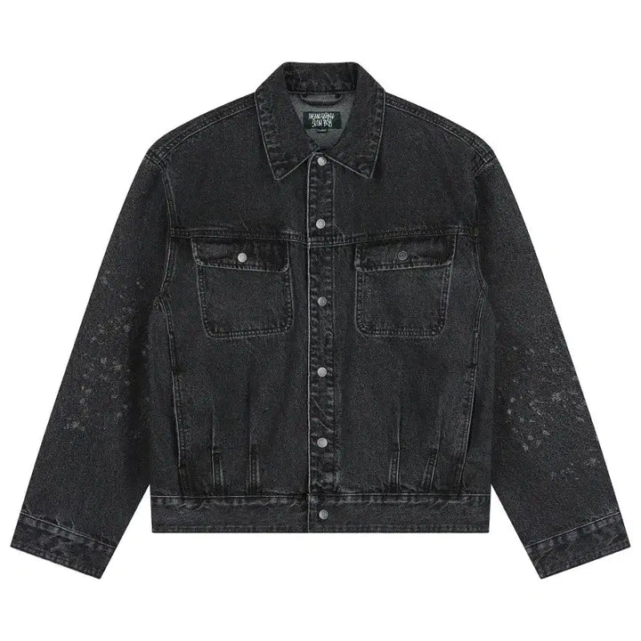 [BUNJANG] Insane Garage x Slow Boy Painted Denim Set / [셋업] 인세인개러지 x 슬로우보이 페인티드 데님 셋업