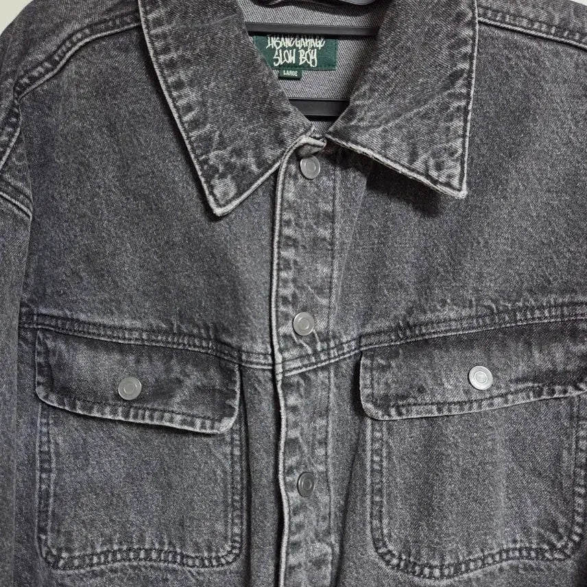 [BUNJANG] Insane Garage x Slow Boy Painted Denim Set / [셋업] 인세인개러지 x 슬로우보이 페인티드 데님 셋업
