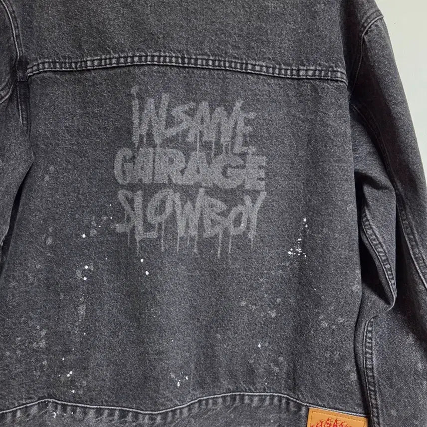 [BUNJANG] Insane Garage x Slow Boy Painted Denim Set / [셋업] 인세인개러지 x 슬로우보이 페인티드 데님 셋업