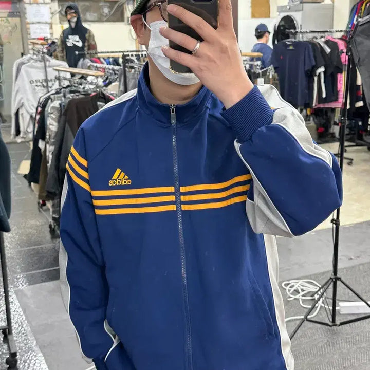 [BUNJANG] Adidas Three Stripes Jersey L / 아디다스 삼선 져지 L