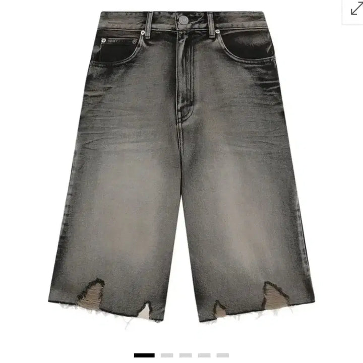 [BUNJANG] WE11DONE Jewel Denim Shorts / WE11DONE 보석 디테일 데님 쇼츠 M 정품 희귀 모델