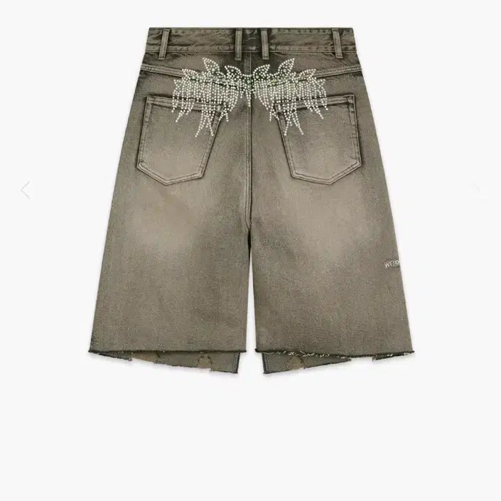 [BUNJANG] WE11DONE Jewel Denim Shorts / WE11DONE 보석 디테일 데님 쇼츠 M 정품 희귀 모델