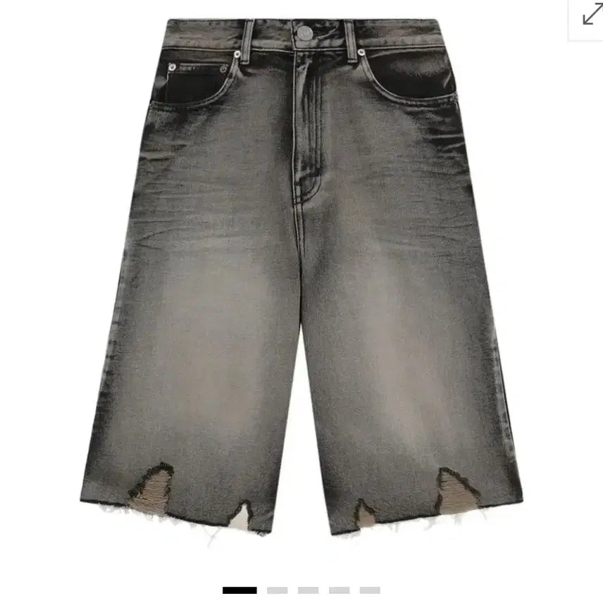 [BUNJANG] WE11DONE Jewel Denim Shorts / WE11DONE 보석 디테일 데님 쇼츠 M 정품 희귀 모델