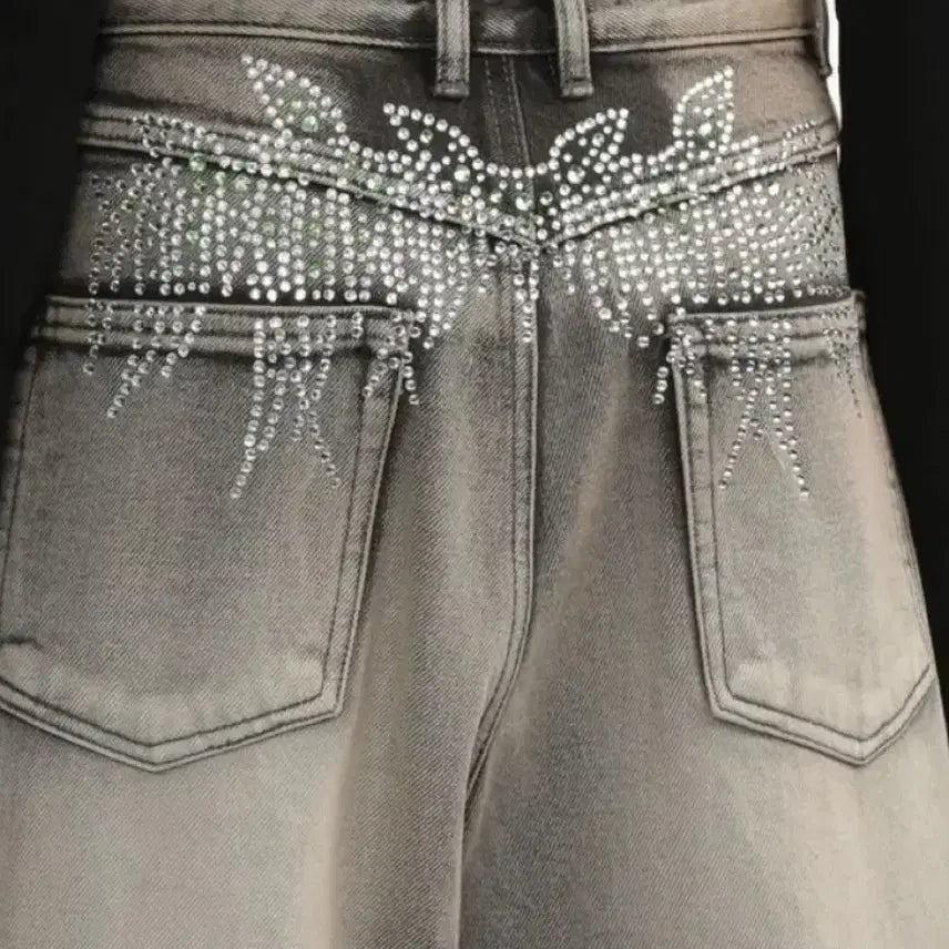 [BUNJANG] WE11DONE Jewel Denim Shorts / WE11DONE 보석 디테일 데님 쇼츠 M 정품 희귀 모델