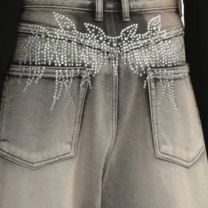 [BUNJANG] WE11DONE Jewel Denim Shorts / WE11DONE 보석 디테일 데님 쇼츠 M 정품 희귀 모델