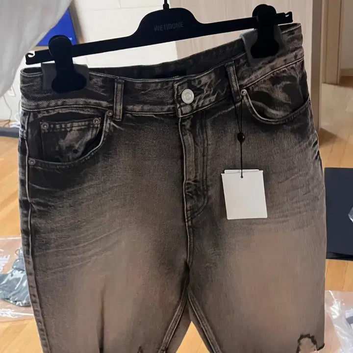 [BUNJANG] WE11DONE Jewel Denim Shorts / WE11DONE 보석 디테일 데님 쇼츠 M 정품 희귀 모델