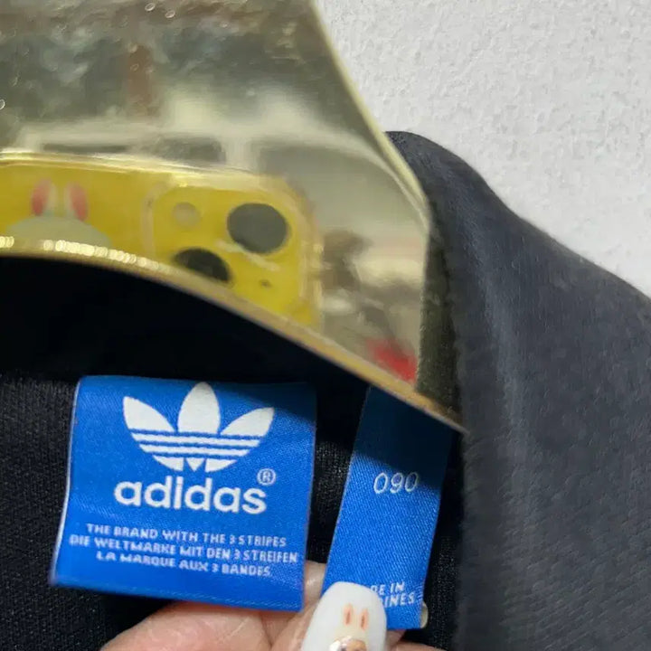 [BUNJANG] Adidas Three-Stripe Track Top Black 90 Size / 아디다스 삼선 트랙탑 블랙 90사이즈