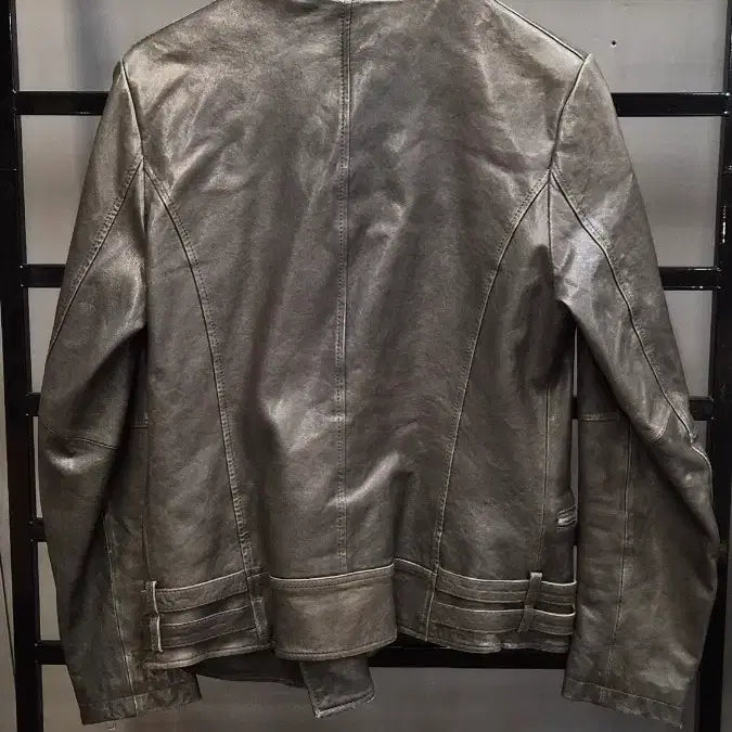 [BUNJANG] NUE 19.04 Lambskin Leather Biker Jacket / [55] NUE 19.04 이태리 천연 양가죽 라이더 자켓 6.9