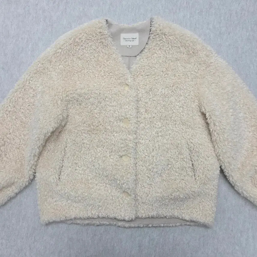 [BUNJANG] Thursday Island M Faux Shearling Jacket / 여성 M 써스데이아일랜드 무스탕 자켓